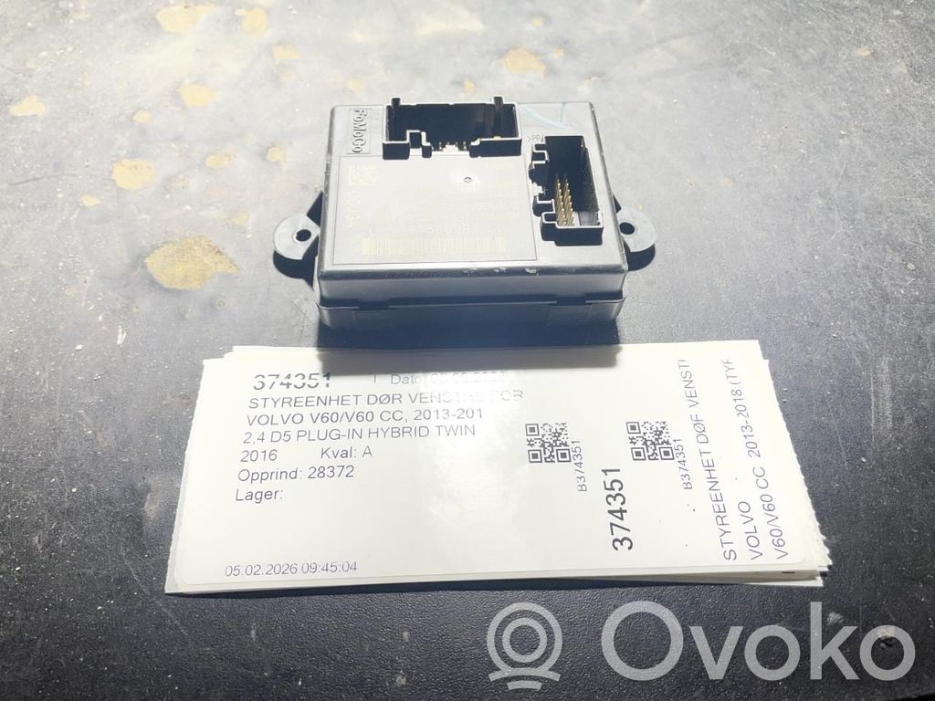 Volvo V60 Door control unit/module 