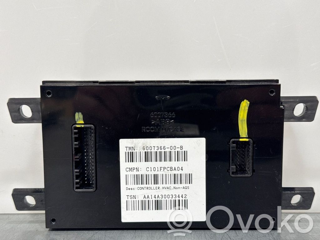 Tesla Model S Unitate control aer condiționat/încălzire 