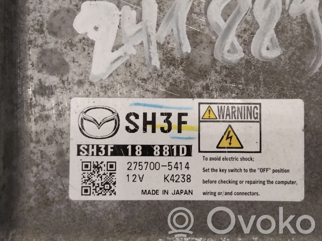 Mazda CX-5 Unité de commande, module ECU de moteur