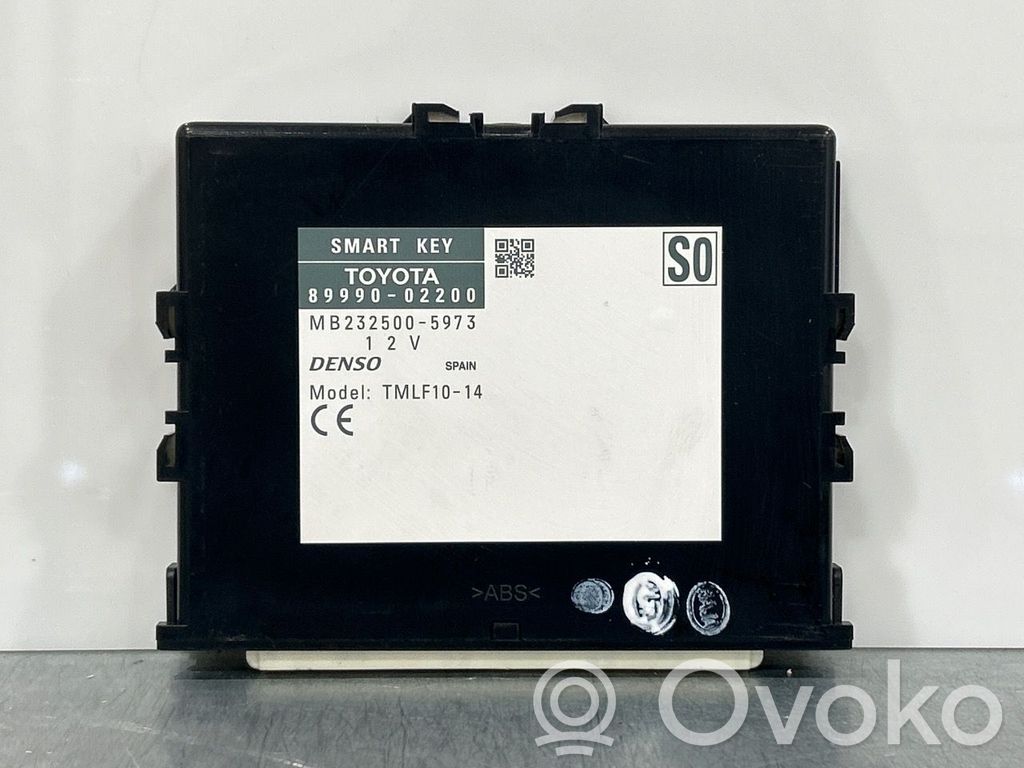 Toyota Auris E180 Centralina/modulo keyless go