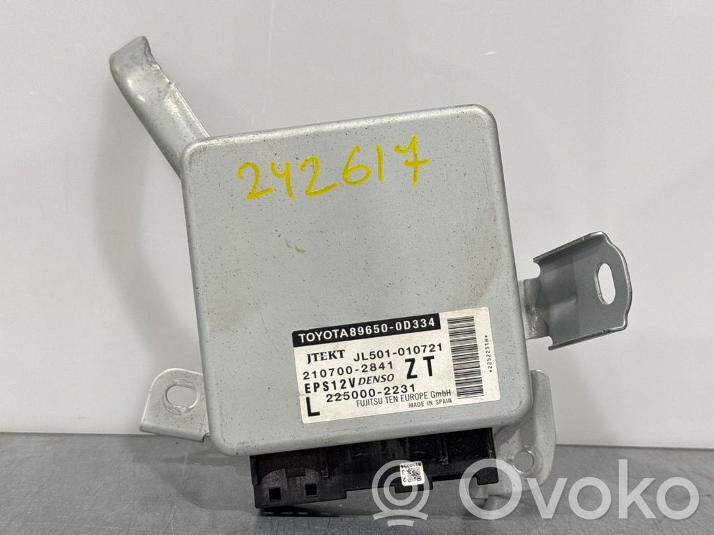 Toyota Yaris Unité de commande / calculateur direction assistée 