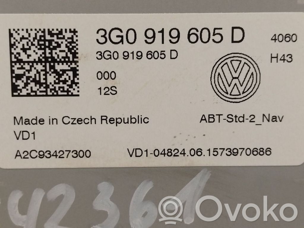 Volkswagen Golf VII Modul comenzi multimedia