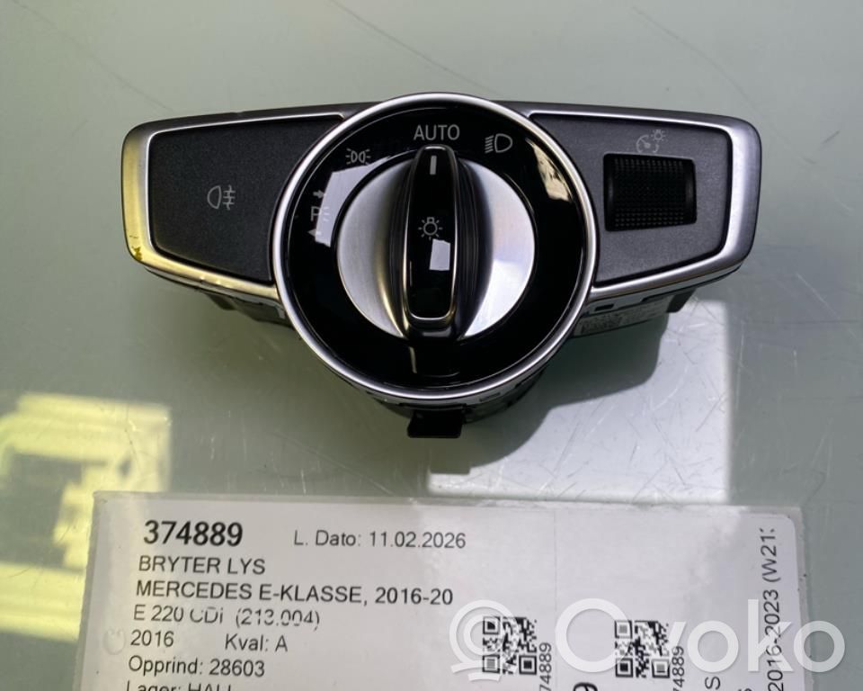 Light switch   A2139053003,A2139053003