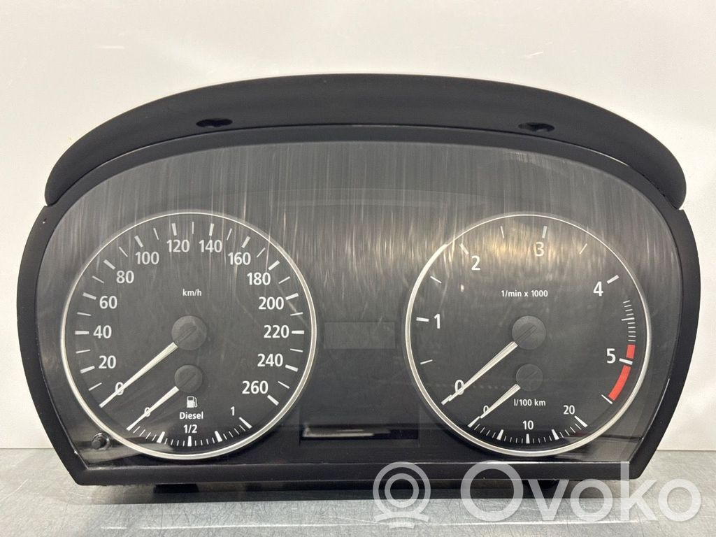 BMW 3 E90 E91 Speedometer (instrument cluster) 