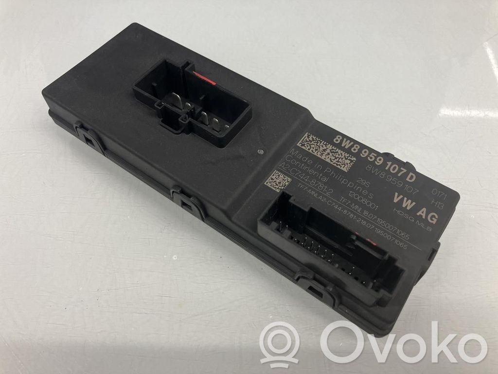 Unité de commande / module de hayon   8W8959107D,8W8959107D