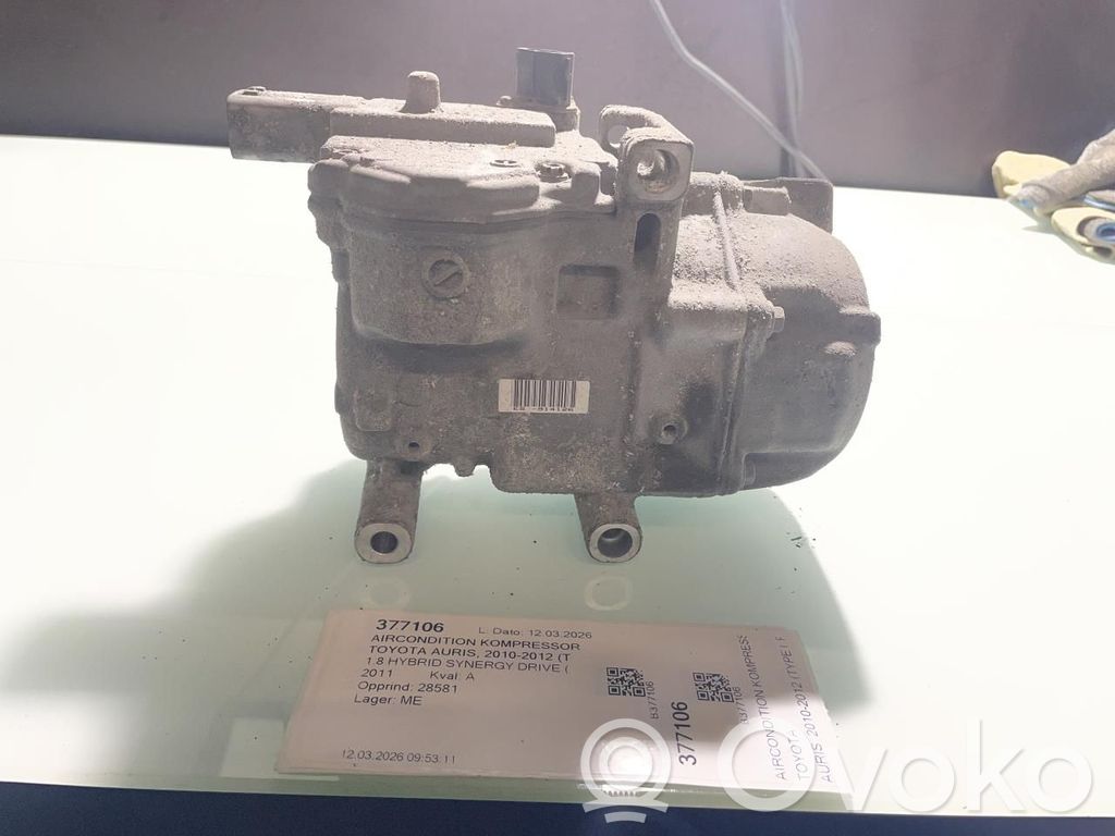 Toyota Auris 150 Klimakompressor Pumpe