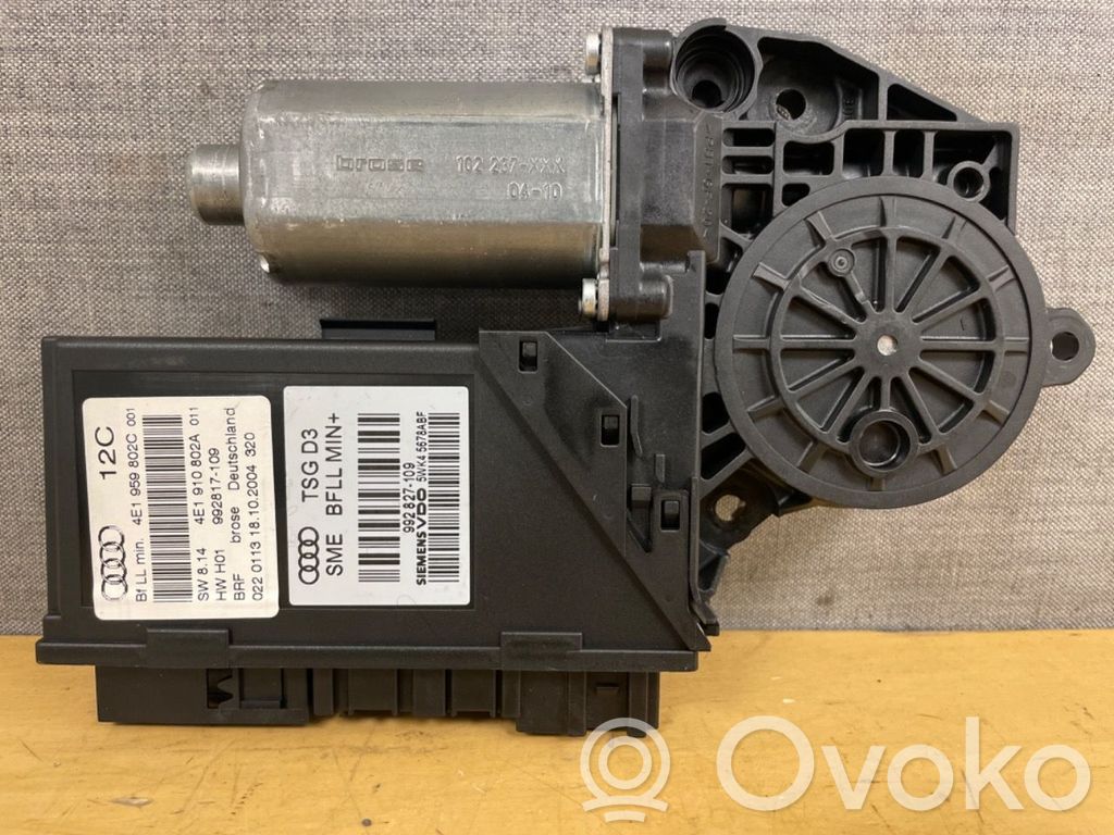 Audi A8 S8 D3 4E Regulador de ventanilla eléctrico de puerta delantera 