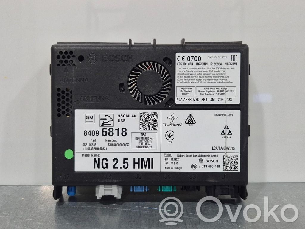 Opel Astra K Otras unidades de control/módulos 