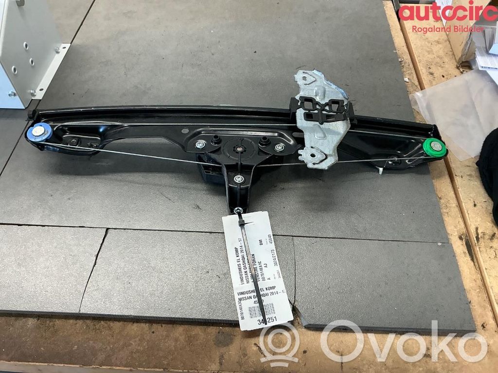 Nissan Qashqai Alzacristalli elettrico della portiera anteriore 