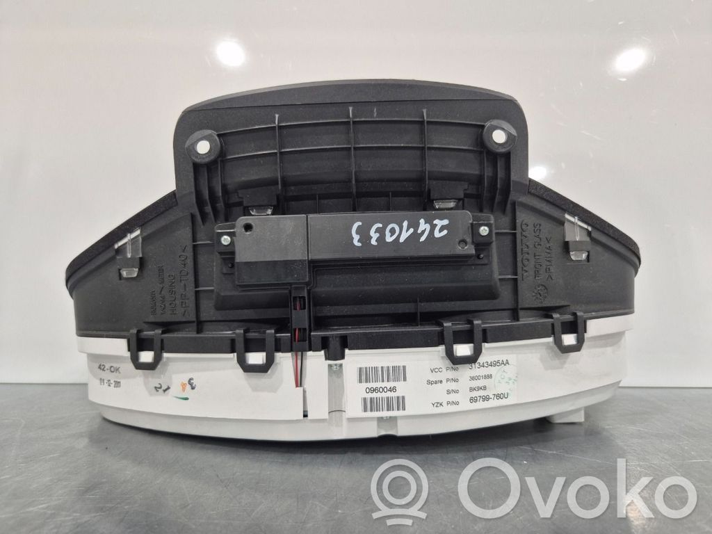 Volvo V60 Tachimetro (quadro strumenti) 