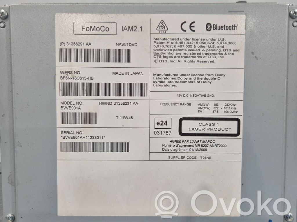 Volvo V60 Radija/ CD/DVD grotuvas/ navigacija 