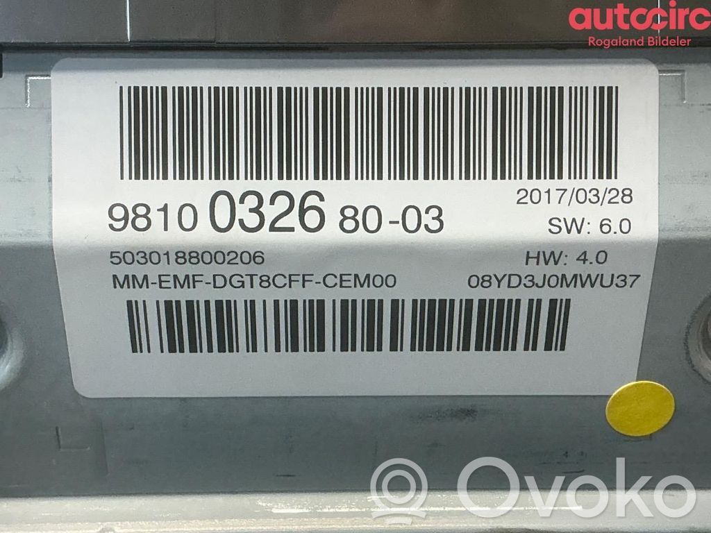 Peugeot 3008 II Modul comenzi multimedia 
