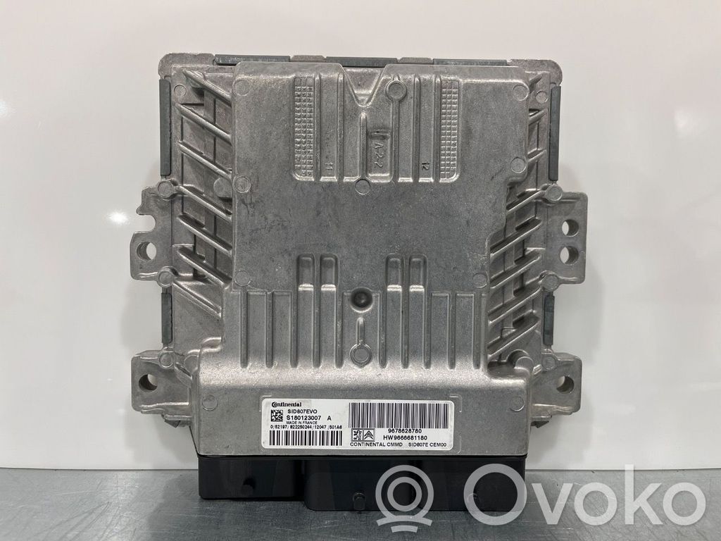 Engine control unit/module ECU   1609404580,9666681180,9666681180,1609404580,9666681180