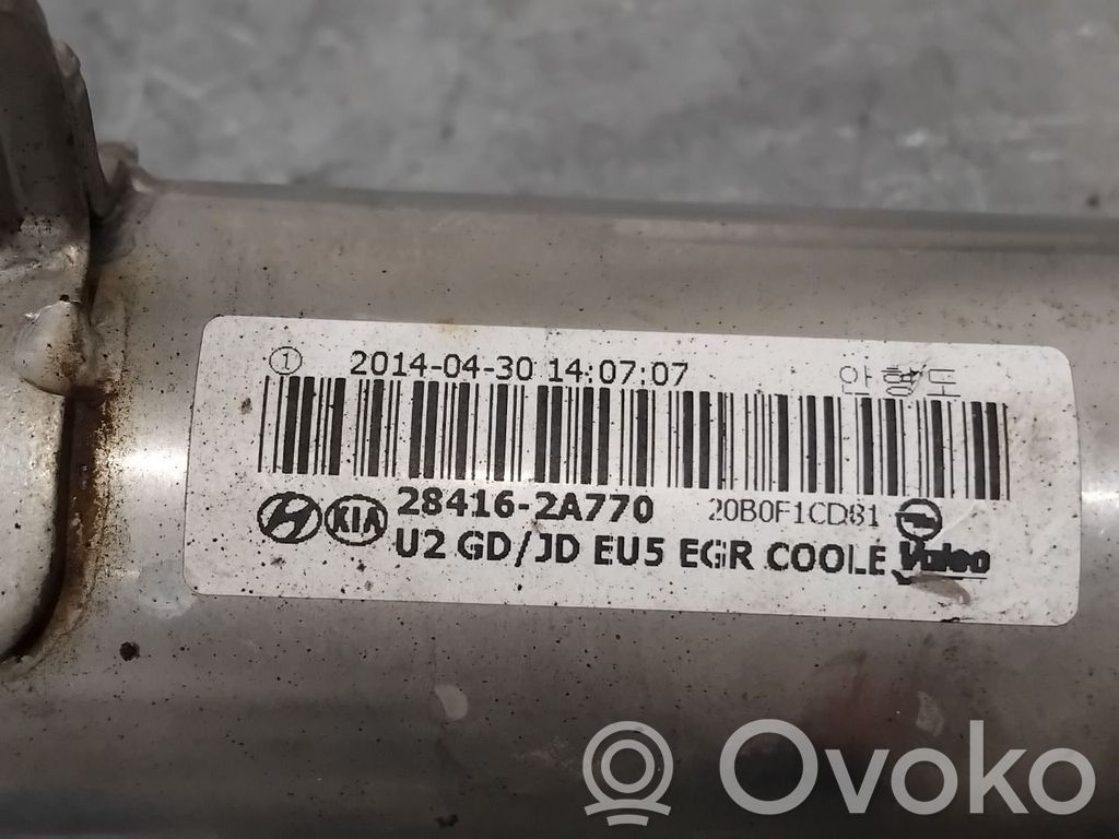 KIA Ceed Refroidisseur de vanne EGR 
