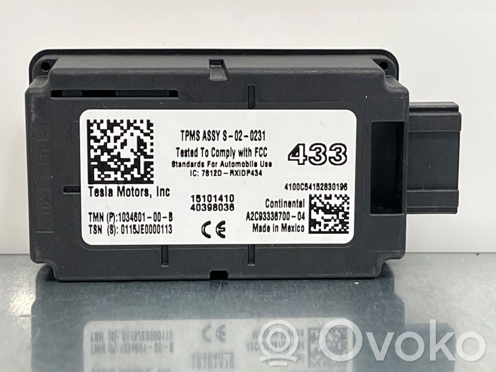 Tesla Model S Sensor de presión del neumático 