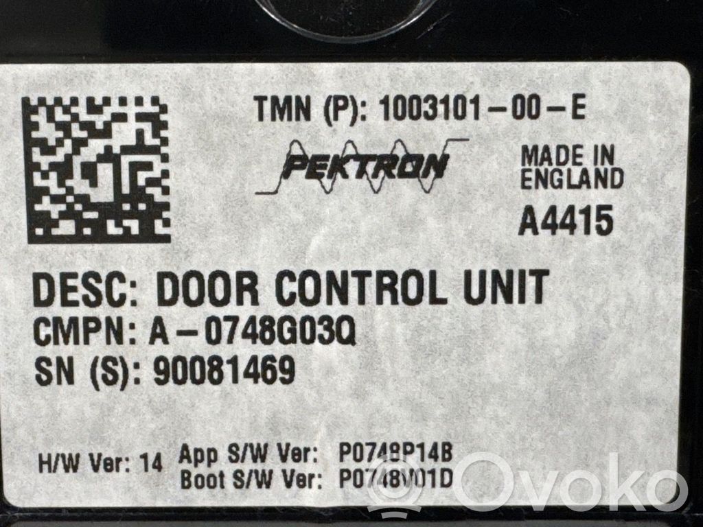 Unité de commande module de porte   100310100E,100310100E,100310100E,100310100E