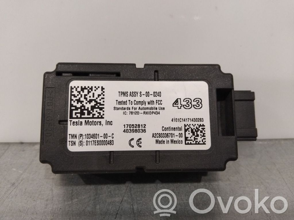 Tesla Model S Senzor presiune anvelope 