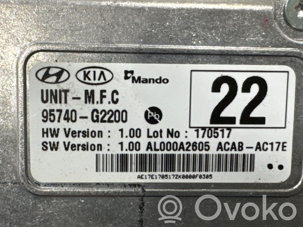 Hyundai Ioniq Kamera szyby przedniej / czołowej 