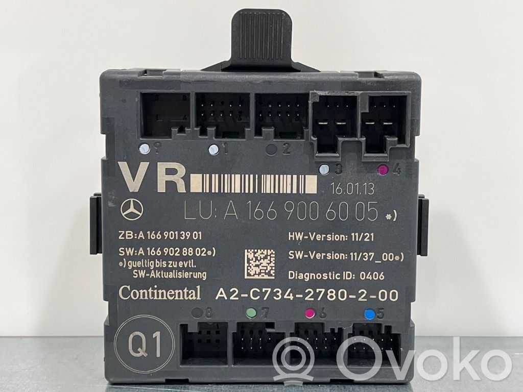 Mercedes-Benz A W176 Unitate/modul comandă uși 