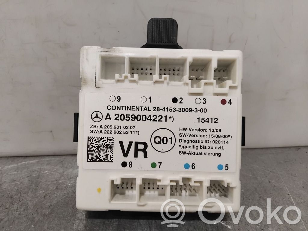 Mercedes-Benz C W205 Centralina/modulo portiere
