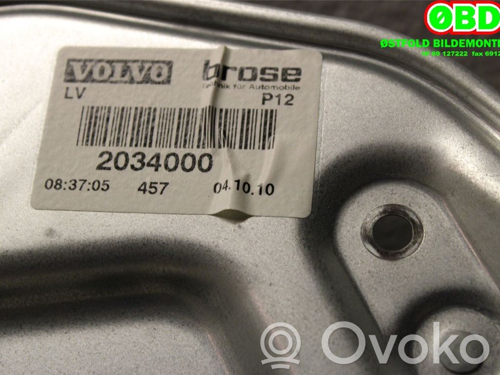 Volvo V50 Regulador de ventanilla eléctrico de puerta delantera 