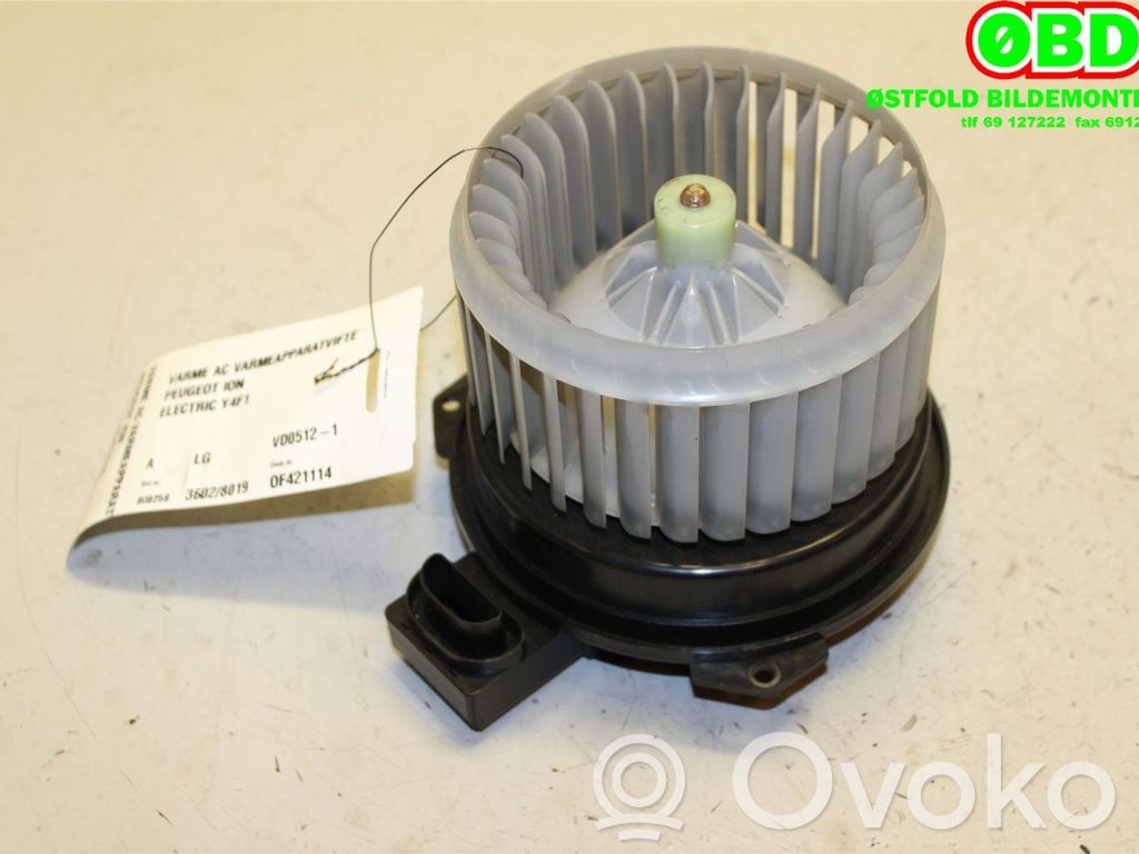Peugeot iOn Ventola riscaldamento/ventilatore abitacolo