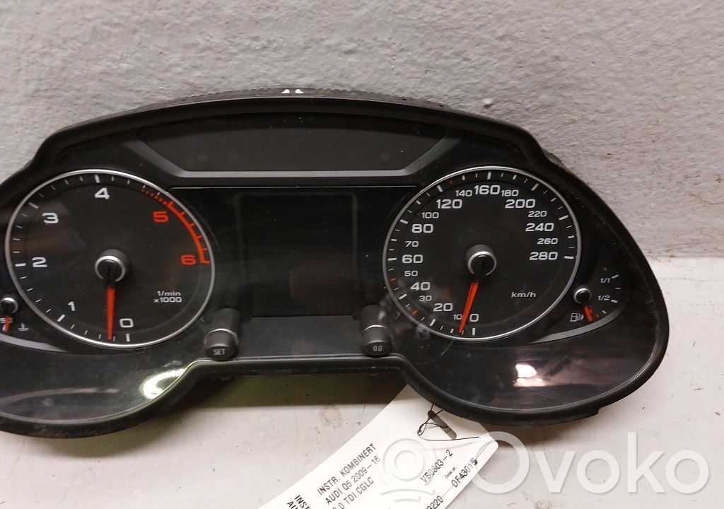 Audi Q5 SQ5 8R Tachimetro (quadro strumenti) 