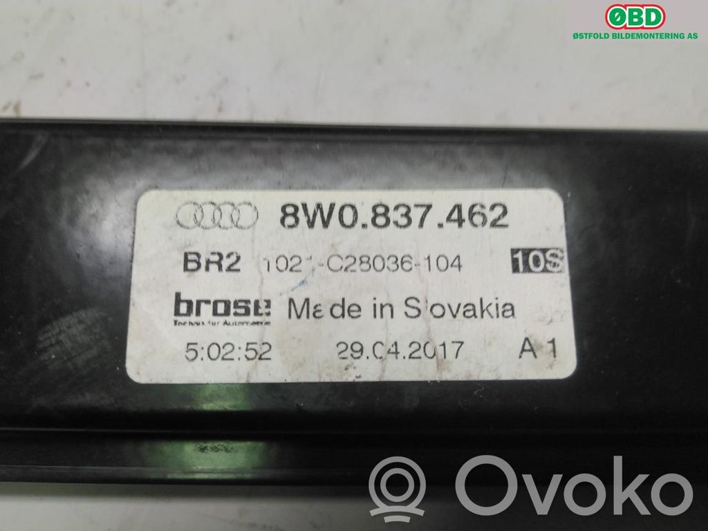 Audi A4 S4 B9 Alzacristalli elettrico della portiera anteriore
