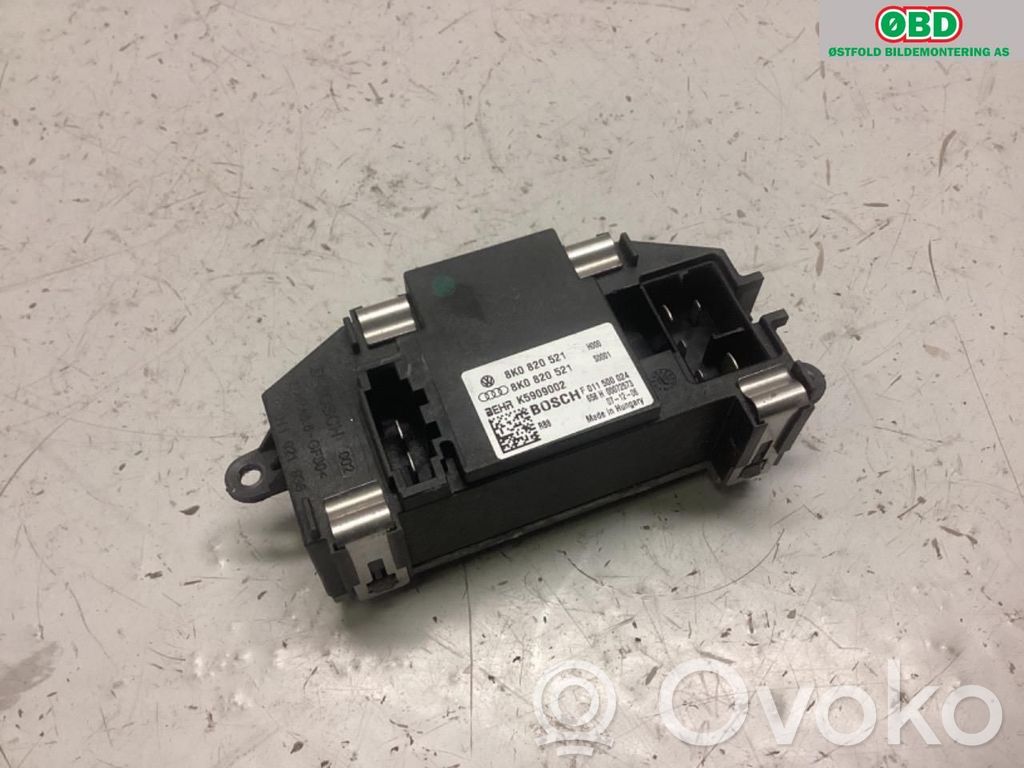 Motor aerotermă/rezistor ventilator   8K0820521B,8K0820521B