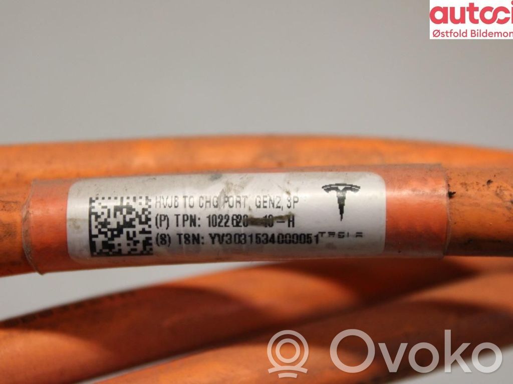 Tesla Model S Korkeajännitekaapeli