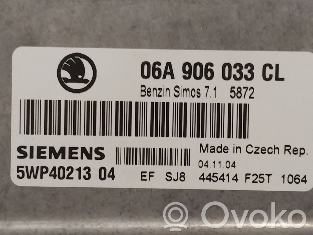 Skoda Octavia Mk2 (1Z) Engine control unit/module ECU 
