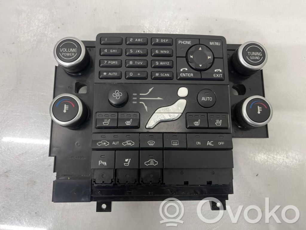 Volvo S80 Console centrale, commande chauffage/clim 