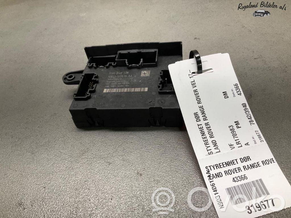 Land Rover Range Rover Velar Unidad de control/módulo de la puerta 