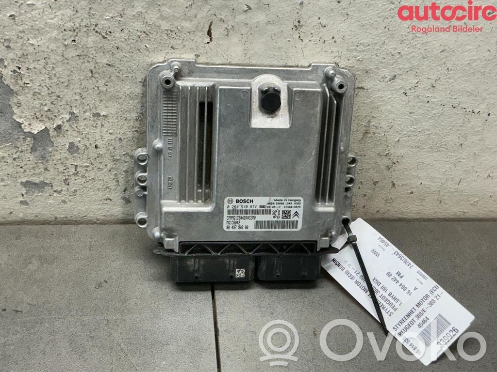 Peugeot 308 Engine control unit/module ECU 
