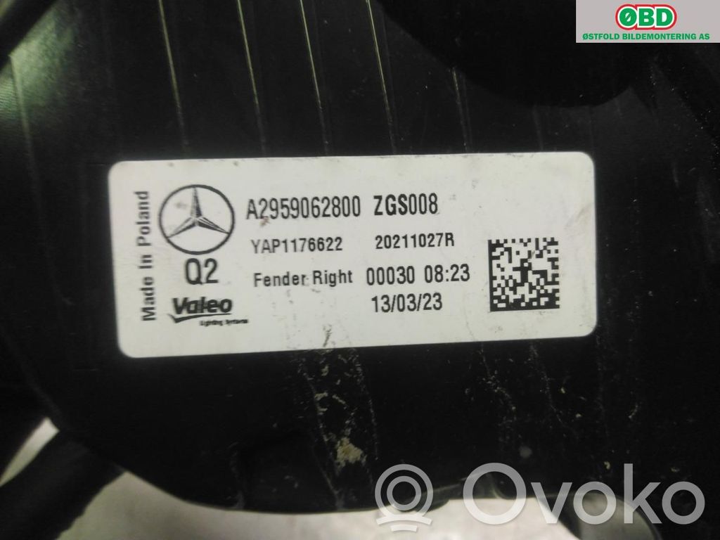 Mercedes-Benz EQS X296 Luci posteriori