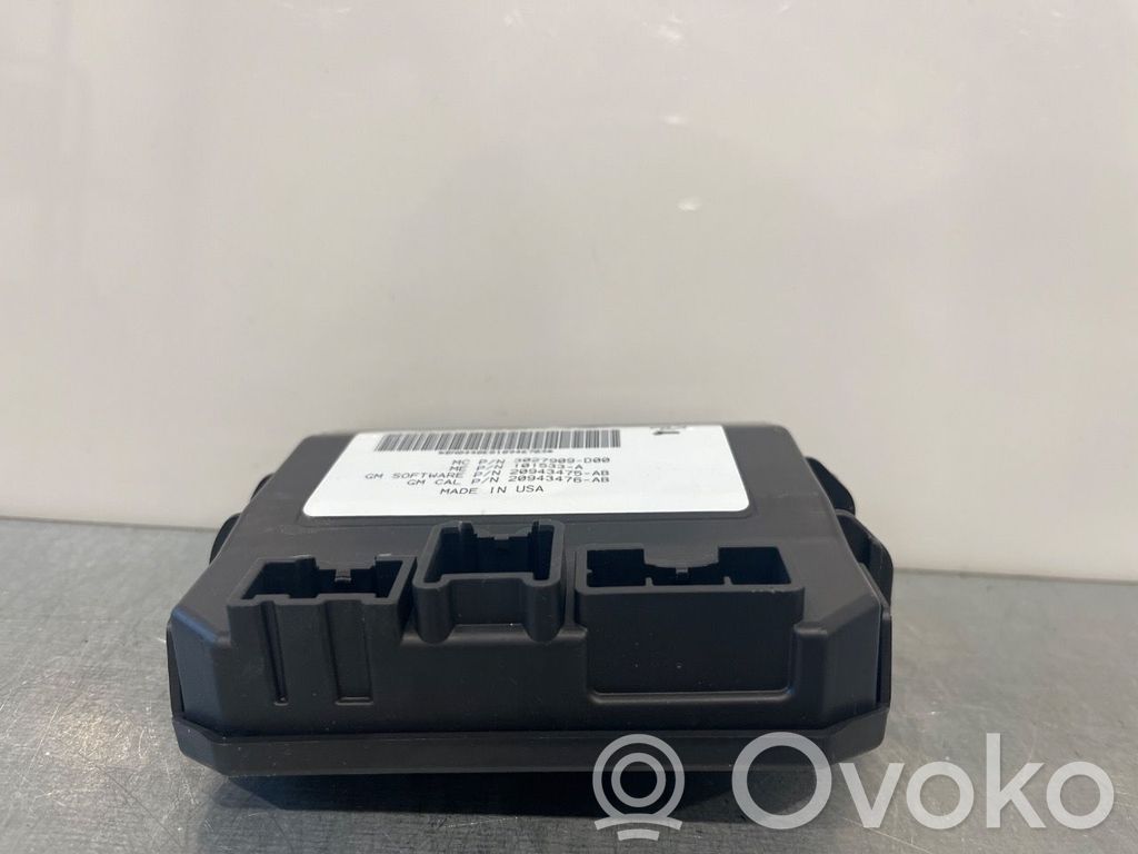 Opel Insignia A Tailgate/trunk control unit/module 