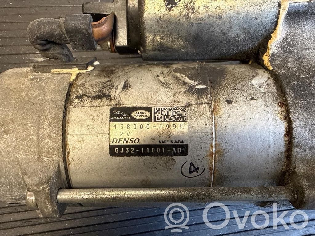 Land Rover Range Rover Evoque L538 Starter motor 