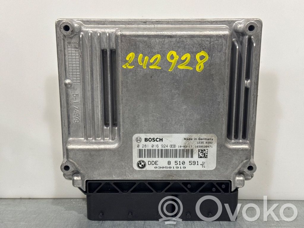 Engine control unit/module ECU   12145A48DA9,8510591,8510591,0281016924,12145A48DA9,8510591