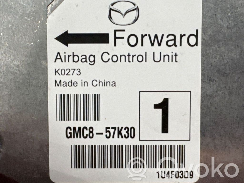 Mazda 6 Unitate/modul de comandă airbaguri 