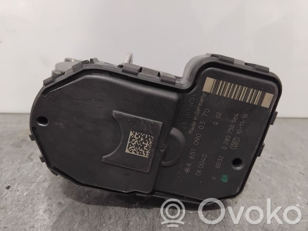 Mercedes-Benz C W204 Valvola corpo farfallato 
