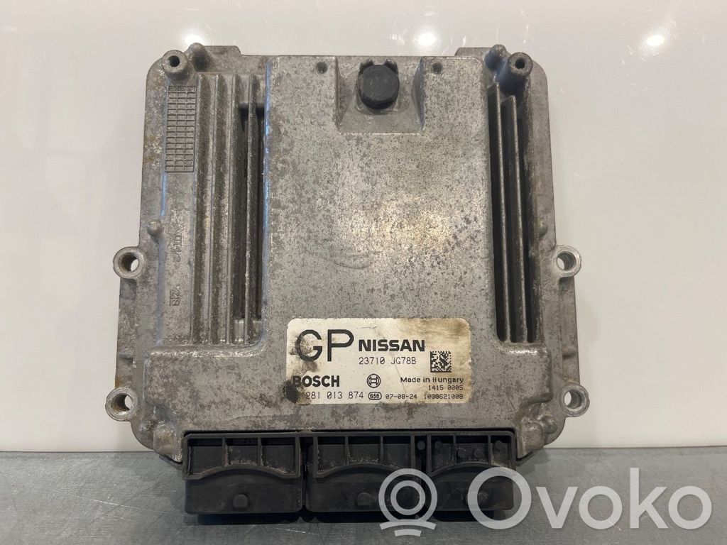 Nissan X-Trail T31 Unité de commande, module ECU de moteur 