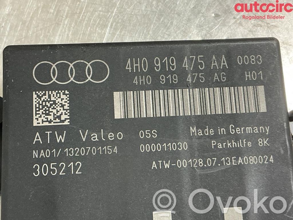 Audi A6 Allroad C7 Unidad de control/módulo PDC de aparcamiento 