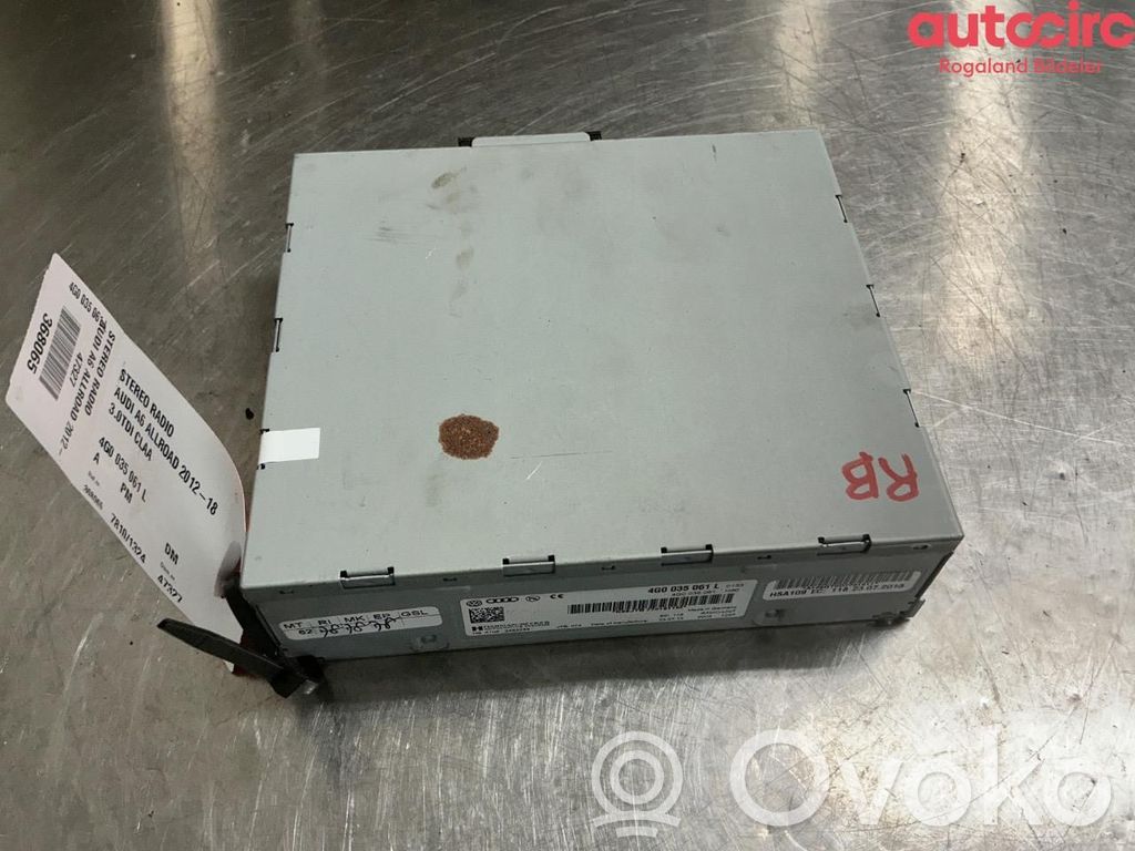 Audi A6 Allroad C7 Unità principale autoradio/CD/DVD/GPS