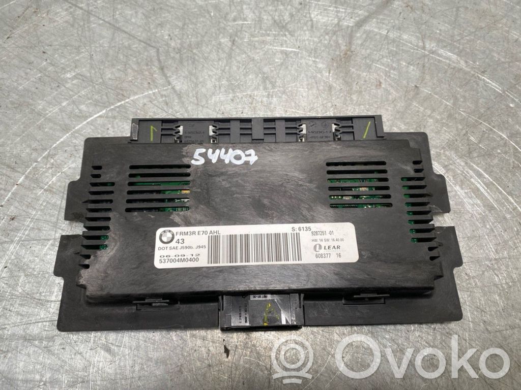 BMW X5 E70 Autres unités de commande / modules 