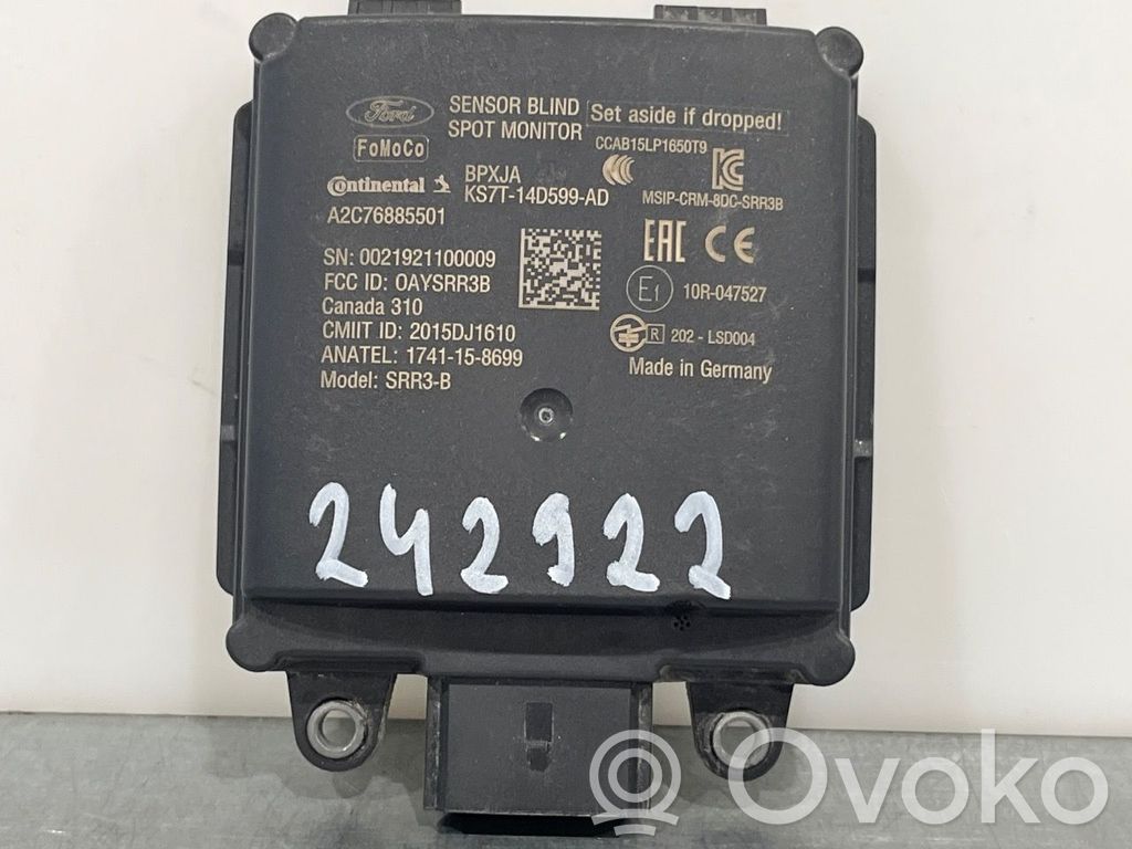 Ford Mondeo MK V Sensor de radar Distronic 