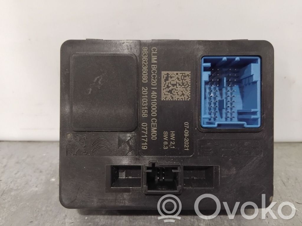 Citroen C4 SpaceTourer Air conditioning/heating control unit