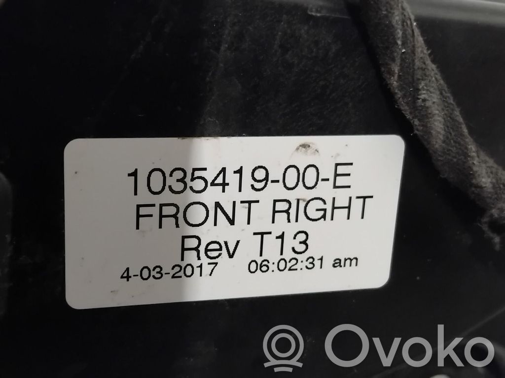 Tesla Model X Manecilla externa puerta delantera 