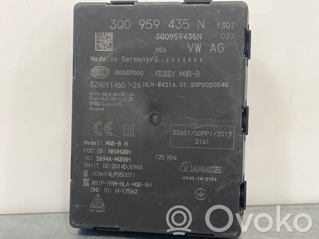 Unidad de control/módulo del control remoto   3Q0959435N,3Q0959435N,3Q0959435N,3Q0959435N