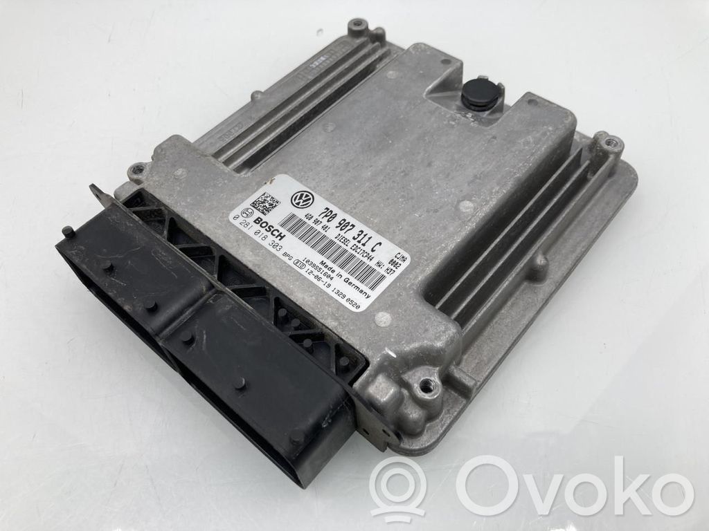 Volkswagen Touareg II Centralina/modulo motore ECU 