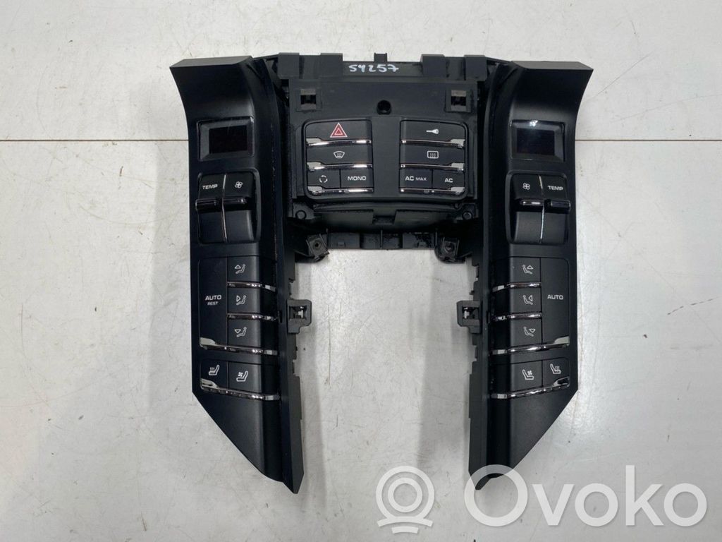 Porsche Cayenne (92A) Moldura del climatizador/control de calefacción 